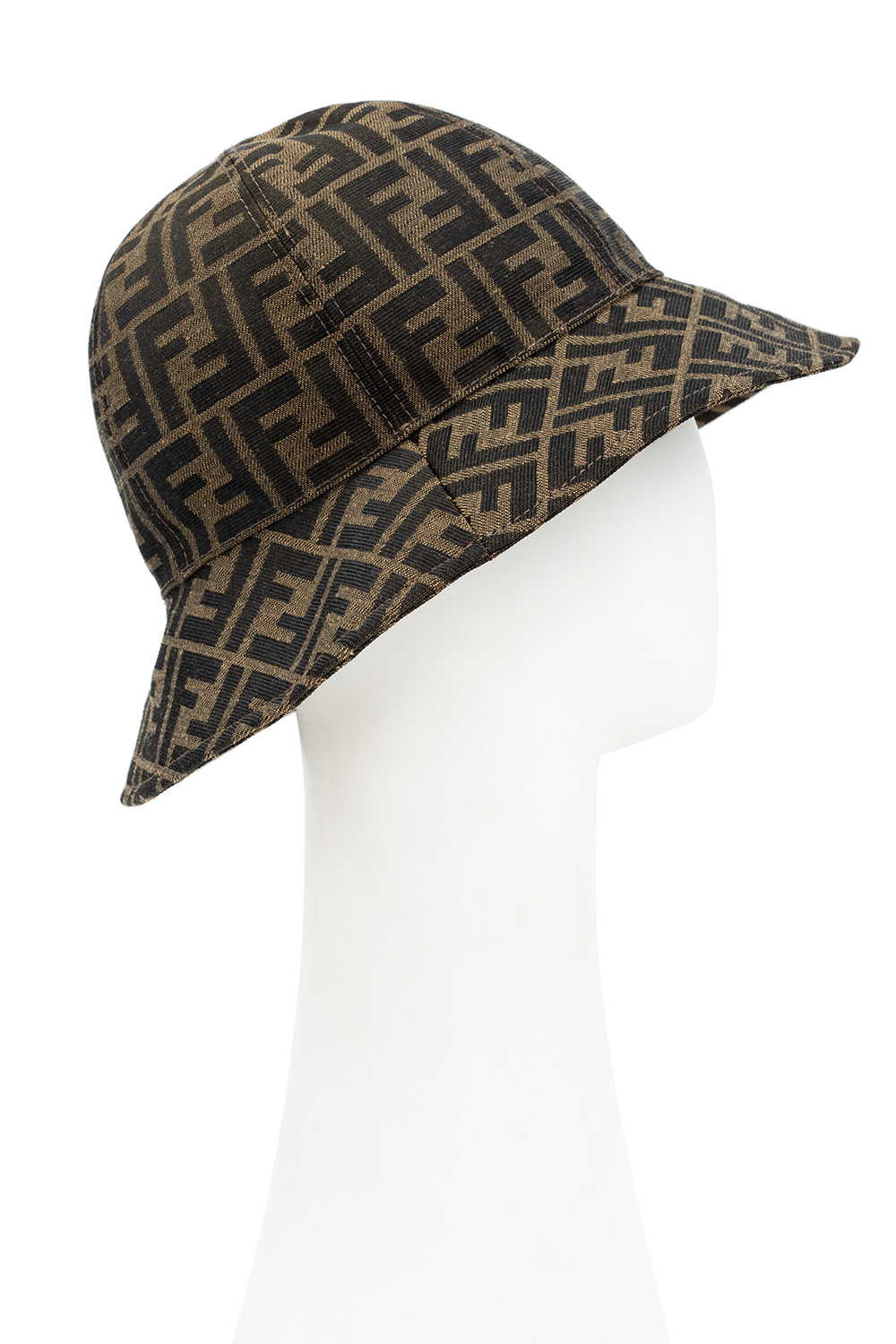 Brown Hat with logo Fendi Kids Vitkac Canada